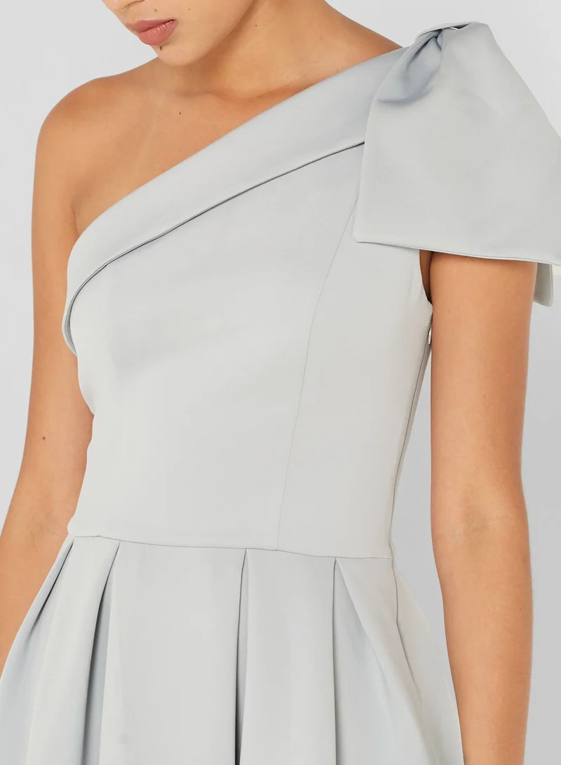 Chi-Chi London One-Shoulder Hi-Lo Dress