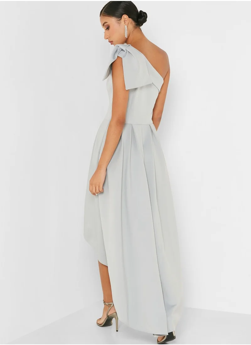 Chi-Chi London One Shoulder Asymmetric Dress