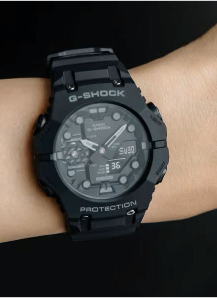 CASIO - G-Shock Analog-Digital Black Dial Resin Band Men's Watch-GA-B001-1ADR - Image 1