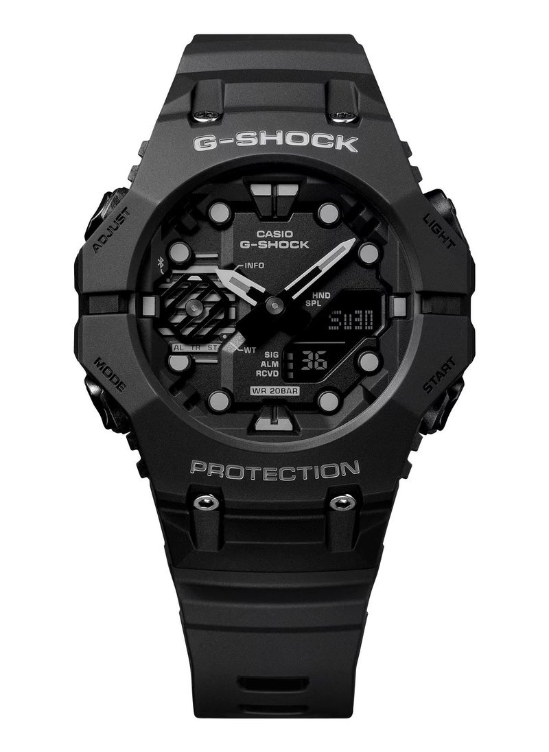 CASIO - G-Shock Analog-Digital Black Dial Resin Band Men's Watch-GA-B001-1ADR - Image 1