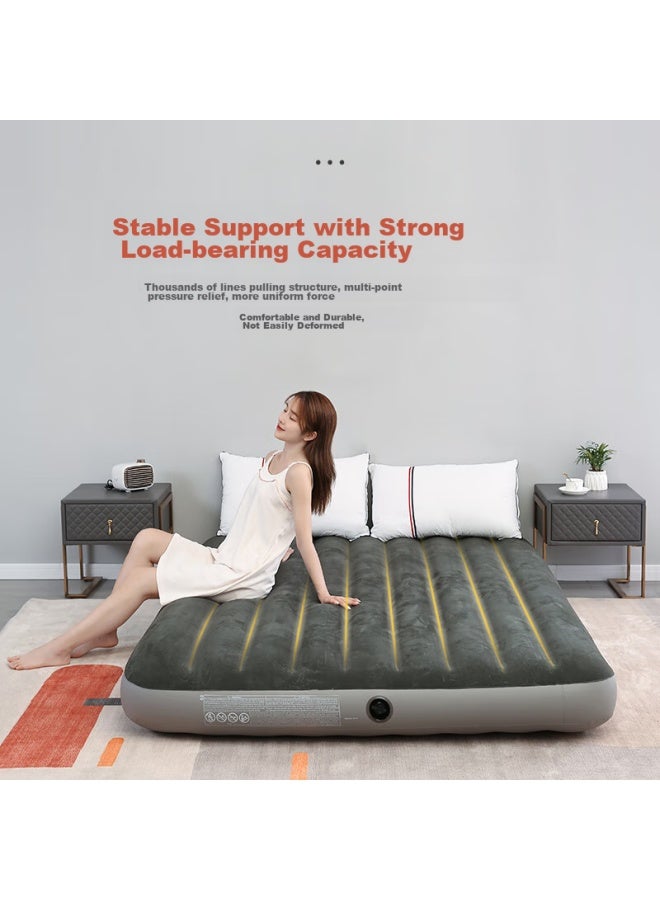 Intex 64109w Inflatable Mattress, Camping Outdoor Moisture-proof Mat, Car And Home Use, Companion Care, Double-sized Folding Bed - Image 2
