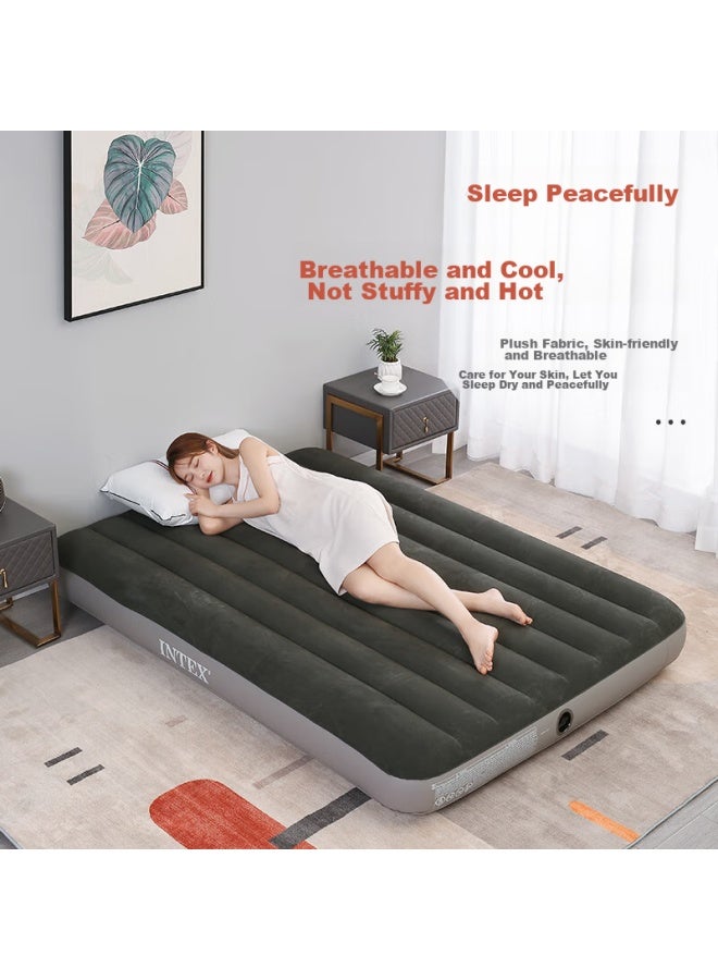 Intex 64109w Inflatable Mattress, Camping Outdoor Moisture-proof Mat, Car And Home Use, Companion Care, Double-sized Folding Bed - Image 3