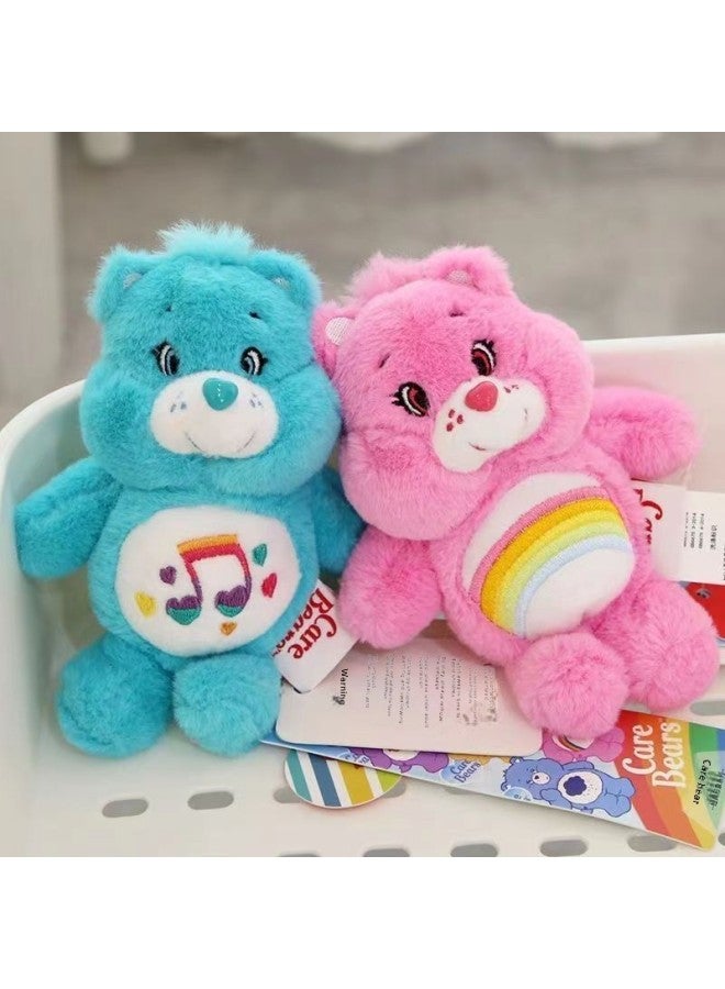 Genuine Bear Pendant Cartoon Carebears Cute Girl Love Rainbow Doll Bag Key Small Pendant-Specifications:Trophy Blue-Color:14cm Genuine As Shown In The Picture  - Image 5