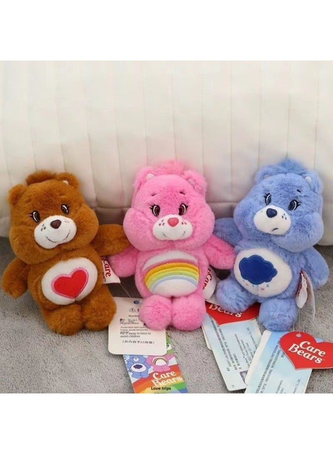 Genuine Bear Pendant Cartoon Carebears Cute Girl Love Rainbow Doll Bag Key Small Pendant-Specifications:Trophy Blue-Color:14cm Genuine As Shown In The Picture  - Image 4