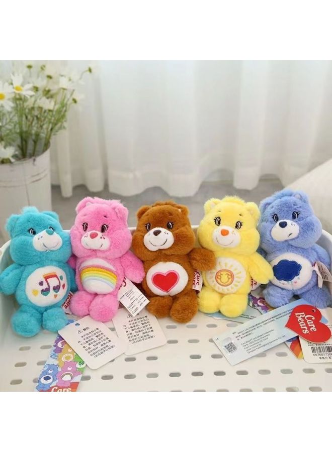 Genuine Bear Pendant Cartoon Carebears Cute Girl Love Rainbow Doll Bag Key Small Pendant-Specifications:Trophy Blue-Color:14cm Genuine As Shown In The Picture  - Image 3
