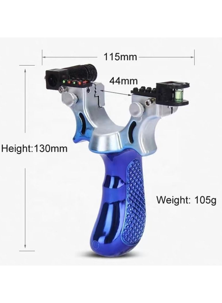 Rock Pow Hunting Slingshots Set, Professional Laser Slingshot for Outdoor Hunting,Adult high-speed catapult slingshot,100 Ammo Balls and 2 Rubber Bands. - Image 3