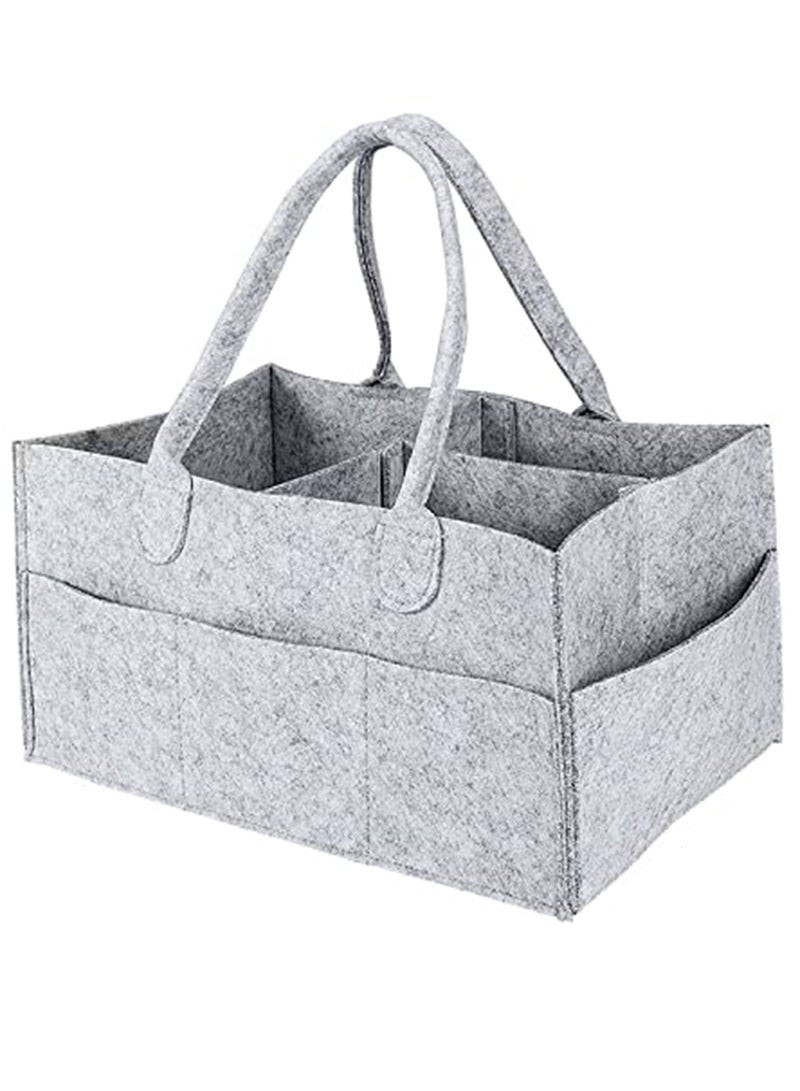 Baby Diaper Organizer Basket Nursery Diapers Table Durable Caddy Bag  - Image 2