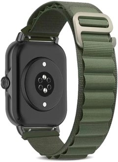 Generic KeeFos 20 mm Alpine Loop Bracelet Compatible with Amazfit GTR Mini/Amazfit GTS 4 Mini/GTS 4/Amazfit Bip 3/3 Pro, Nylon Titanium G-Hook Bracelets Replacement Strap for Amazfit GTS 3/GTS 2e/GTS