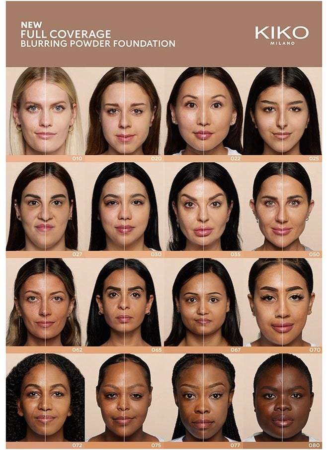 KIKO MILANO - Full Coverage Blurring Powder Foundation 25 Soft sand - Image 1