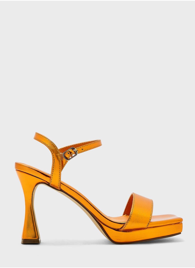 MENBUR - Ankle Strap High Heel Sandals - Image 1