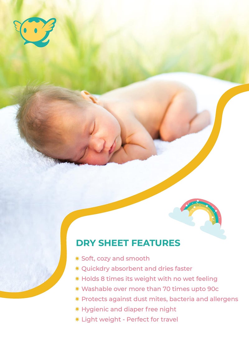 Baby Bed Protectors Dry Sheet (Large, Feerozi)  - Image 4