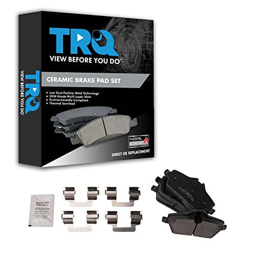 TRQ Front Brake Pads Ceramic Compatible with 2007-2021 Mini Cooper - Image 2