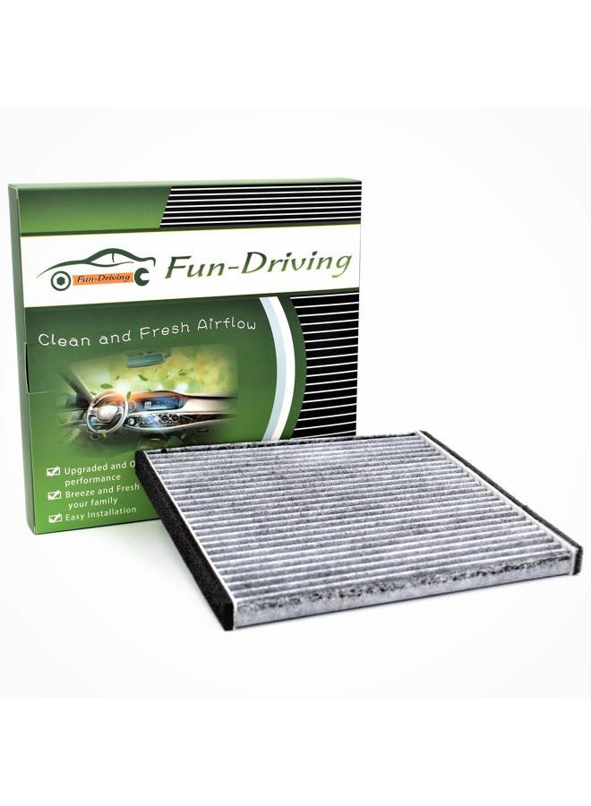 FUN-DRIVING FD132 Cabin Air Filter Compatible with Avalon/Camry/Solara/Sienna/RX350/RX400h/ES330/GX470,Replacement for CP132,CF10132,87139-06030 - Image 1