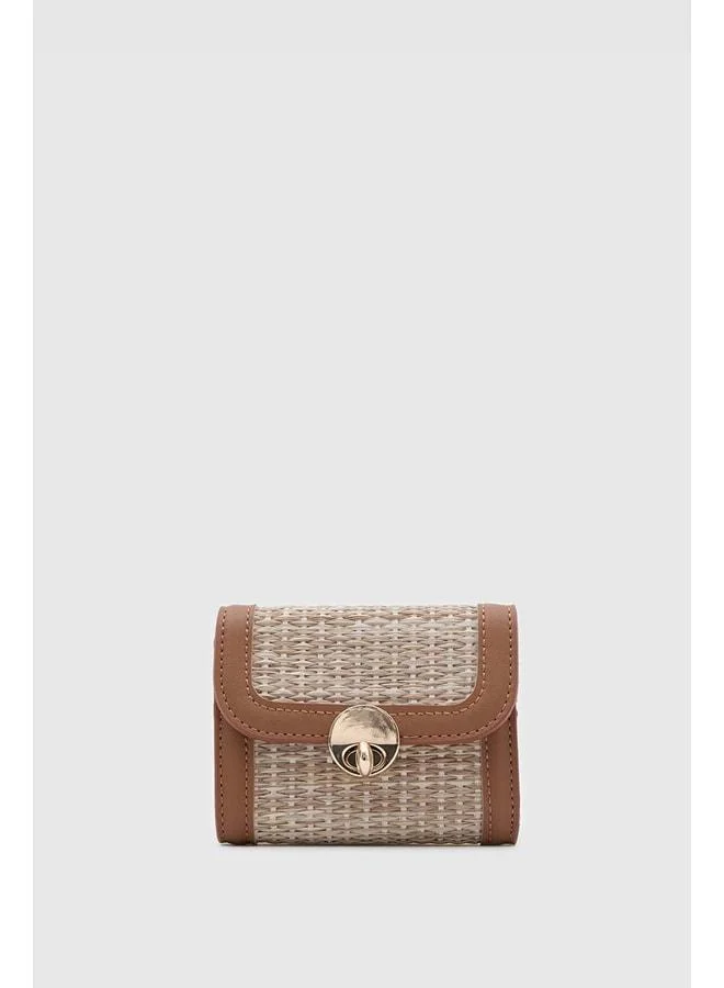 Marine Straw Women's Wallet Tray