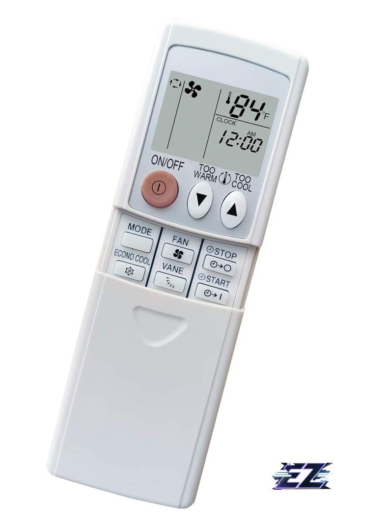 ELTRAZONE Replacement Remote Control for Mitsubishi Air Conditioners MSZ-GE06NA-8, MSZ-GE09NA-8, MSZ-GE12NA-8, MSZ-GE15NA-8, MSZ-GE18NA-8, MSY-GE09NA-8, MSY-GE12NA-8, MSY-GE15NA-8, MSY-GE18NA-8 (B) with Battery - Image 2