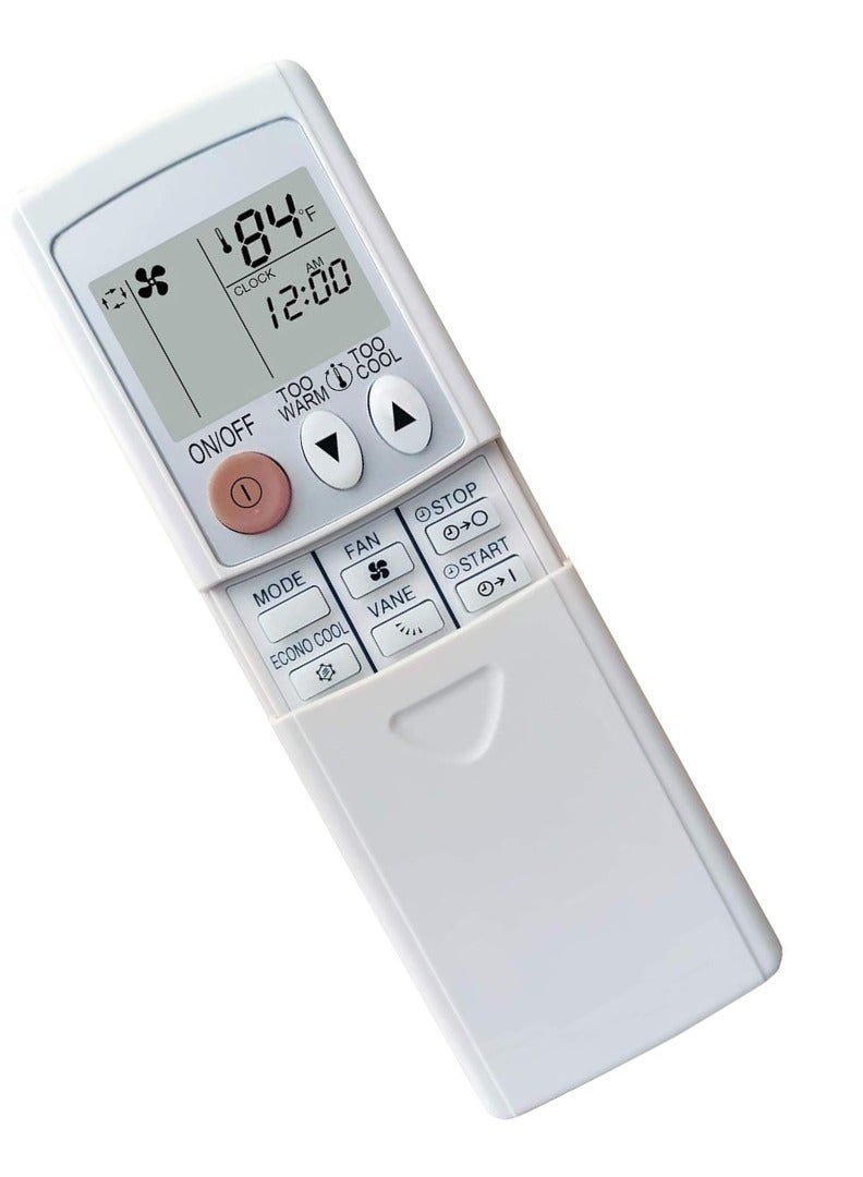 ELTRAZONE Replacement Remote Control for Mitsubishi Air Conditioners MSZ-GE06NA-8, MSZ-GE09NA-8, MSZ-GE12NA-8, MSZ-GE15NA-8, MSZ-GE18NA-8, MSY-GE09NA-8, MSY-GE12NA-8, MSY-GE15NA-8, MSY-GE18NA-8 (B) with Battery - Image 3