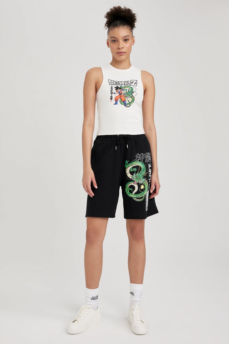 DeFacto Woman Slim Fit Printed Dragon Ball T-Shirt - Image 3