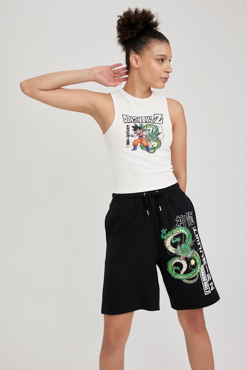 DeFacto Woman Slim Fit Printed Dragon Ball T-Shirt - Image 5