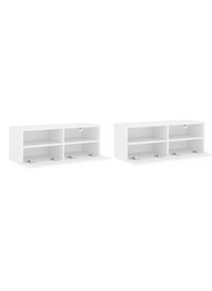 Generic Modern TV unit, two pieces - height 30 cm - width 81 cm - depth 22 cm, from Furniture Store.  - Image 4