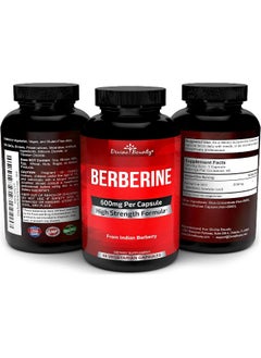 Divine Bounty Pure Berberine Complex - 600Mg Per Capsule Berberine Hcl Supplement - 60 Vegetarian Capsules  - Image 4