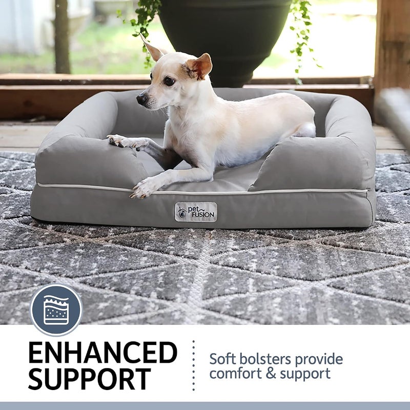 Ultimate Dog Bed, Orthopedic Memory Foam. (Small Sandstone, Medium Firmness, Waterproof Liner, YKK Zippers, More Breathable 35% Cotton Cover, Cert. Skin Contact Safe). 2Yr Warranty - Image 5