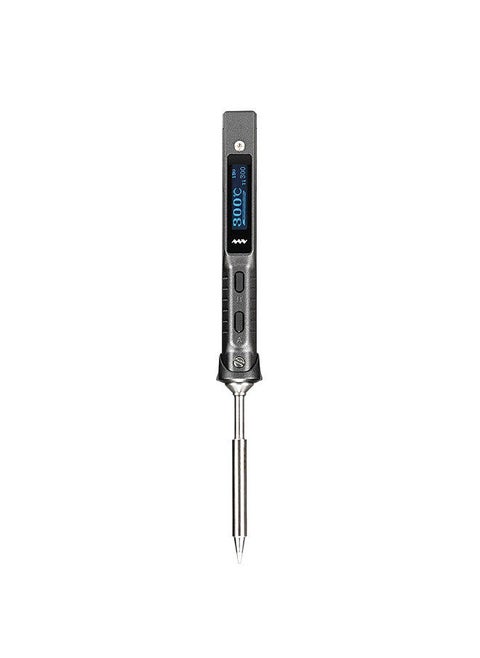 Mini Intelligent Soldering Station Portable Soldering Iron Two Power Supplying Mode 50-400 ℃ Temperature Regulation Dynamic Detection DC9-24V Wide Voltage