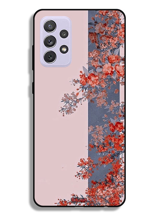 Tolwak جراب حماية سامسونج جالكسي A72 5G بتصميم أوراق الشجر والزهور - Image 1