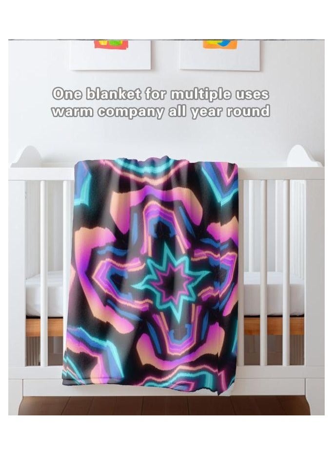 عام بطانية رقيقة من الفانيلا الكرتونية للأطفال والرضع (دافئة ومريحة، ومناسبة للنوم والألعاب) 70 سم * 100 سم - 973 - Image 4