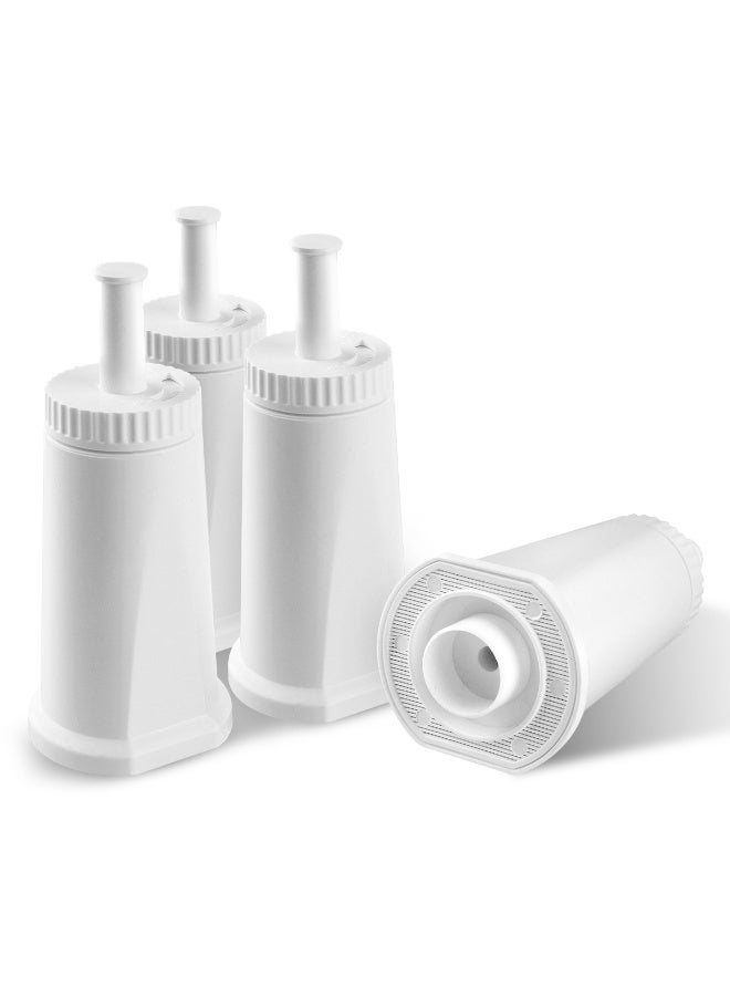 HOME-MART 4 Pack Water Filter Replacement Compatible with Sage Claro Swiss for Oracle Barista Bambino Espresso Coffee Machine Part #BES008WHT0NUC1