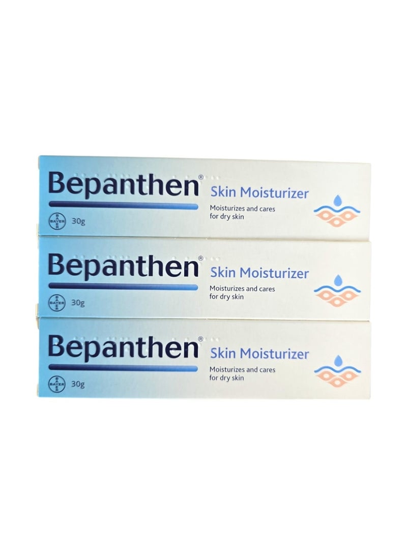 Bepanthen Skin Moisturizer Moisturizes and cares for dry skin 30g 3 Packs - Image 3