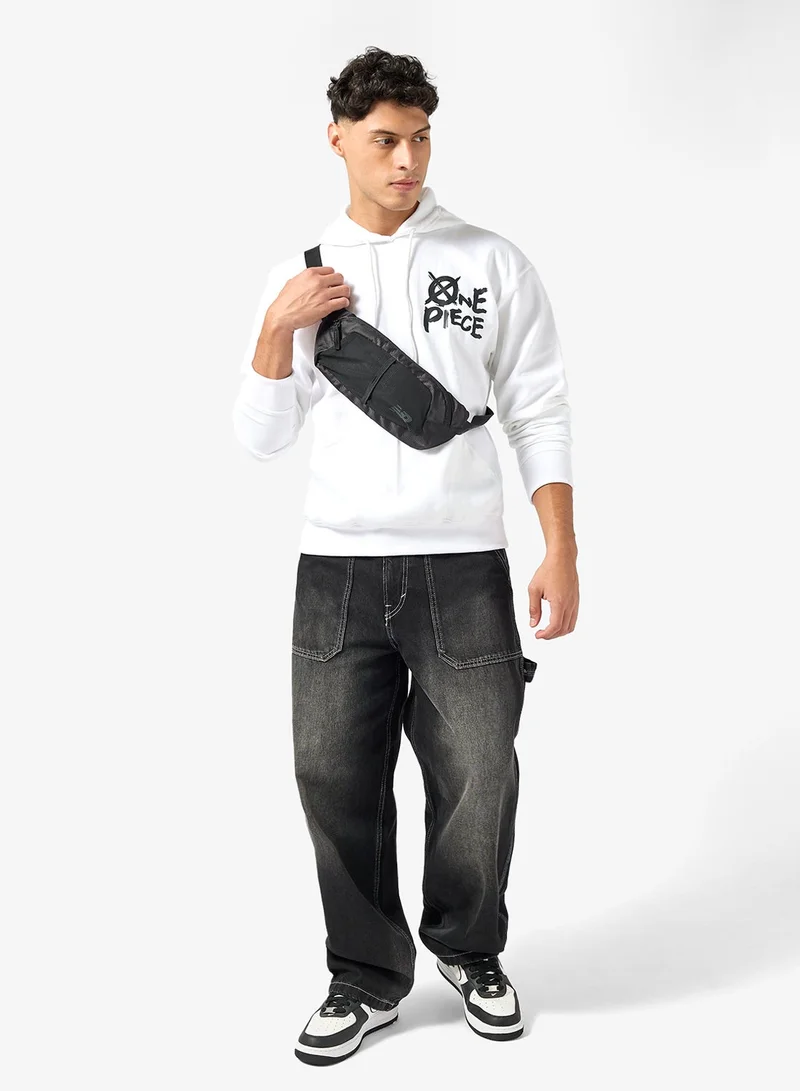 Seventy Five Basics  Graphic Print Hoodie for Men | Best Price UAE