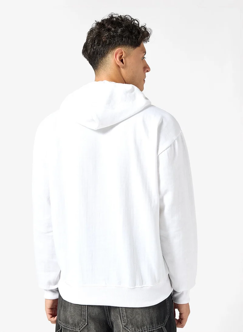 Seventy Five Basics Graphic Print Hoodie