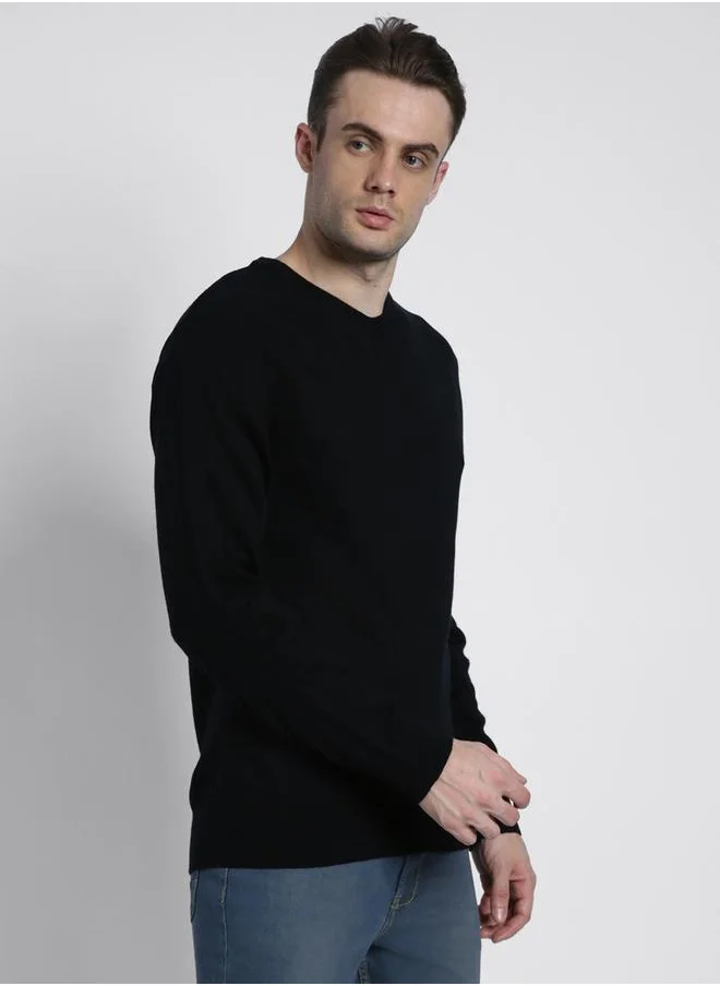 Dennis Lingo V Neck Slim Fit Sweater by Styli