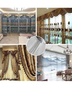 Peachjoy Curtain Pleat Hooks, 30Pcs Stainless Steel Drapery Hook and Pin for Pleated Drapes4 Prongs Pinch Pleat Hook Clips Traverse Pleater 4 End Curtain Hangers for Window Door Bathroom Curtain  - Image 5