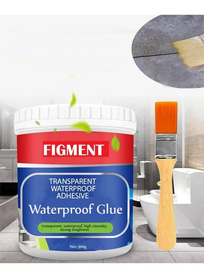 فيجمينت FIGMENT Tiles Gap Filler Waterproof Crack Grout Gap Filler Agent Water-resistant Silicone Sealant For DIY Home Sink Grouts Repair Filling Tube Paste For Kitchen, Bathroom (300 gm glue) - Image 1