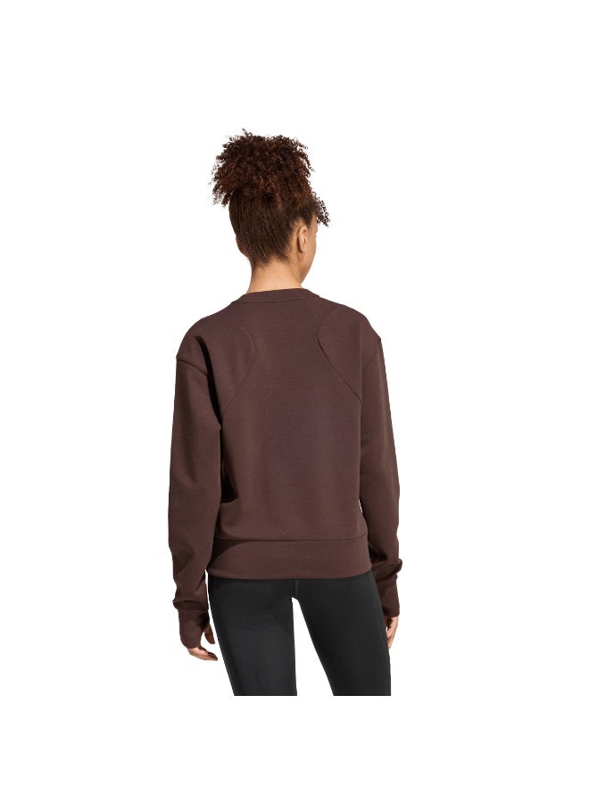 Adidas Designed-for-Training Warm-Up Crewneck Sweatshirt - Image 4