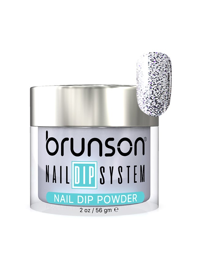 Nail Dip Powder Dip And Buff System Color 56gm, French Nail Art Starter Manicure Salon DIY At Home Odor Free And Long Lasting No Needed Nail Lamp Curing BDK116