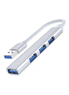 ماركة غير محددة موزع USB 3.0 من واحد إلى أربعة منافذ من النوع c متعدد الواجهات سبعة في واحد للهاتف المحمول والكمبيوتر اللوحي ونقل عالي السرعة - عدد الواجهات: 467-7 منافذ / USB 3.0 2.0 رمادي  - Image 3