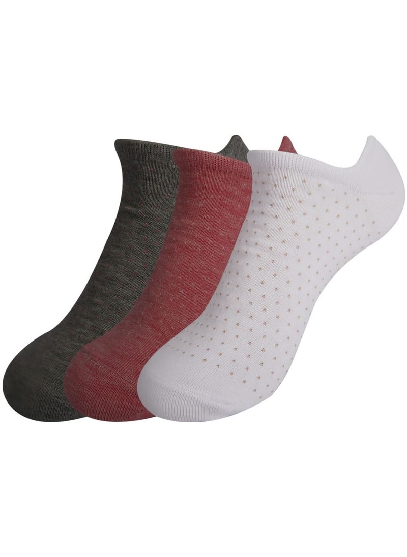 Future Future Socks Socket For Women Pack Of 3 Size 36-40 Multicolor 