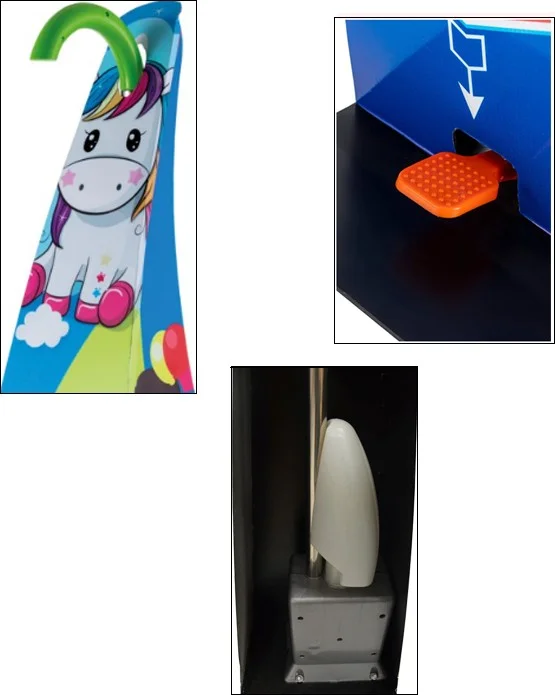 Temel Basic Pedal Children's Hand Sanitizer Hygiene Point