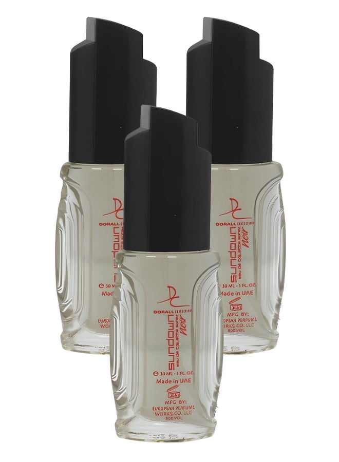 DORALL COLLECTION 3 Pieces Sundown New Perfume For Men 30ml EDT - Image 1