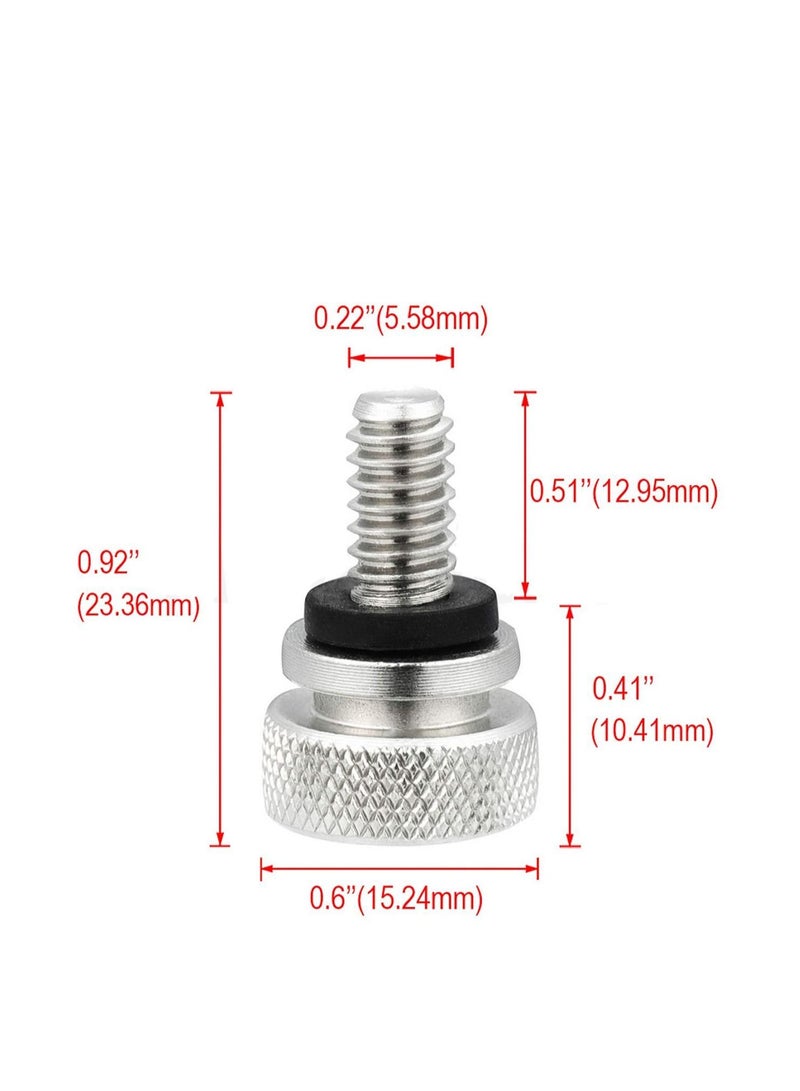 Y&D Motorcycle Modification Parts, for CNC Screw Harley Cushion 6mm Small Aluminum Alloy Compatible Sportster Softail Touring Dyna  - Image 3