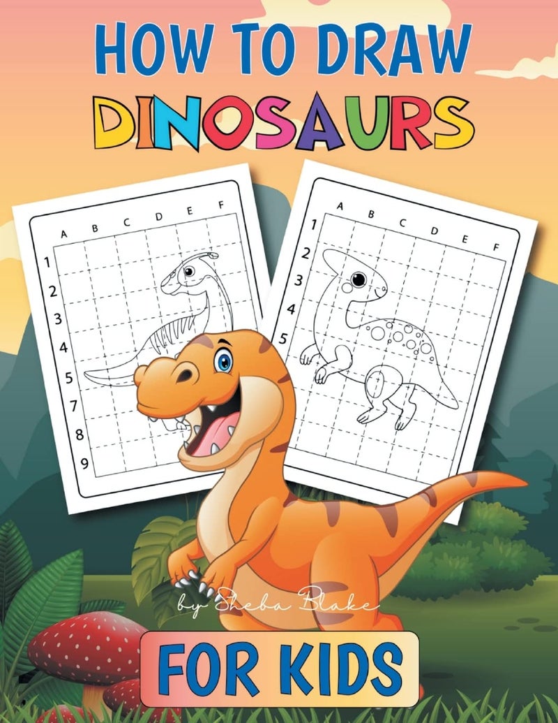 How to Draw Dinosaurs: A Step-by-Step Activity Book for Kids Ages 4-8  - Image 1