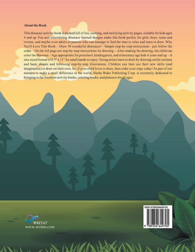 How to Draw Dinosaurs: A Step-by-Step Activity Book for Kids Ages 4-8  - Image 2