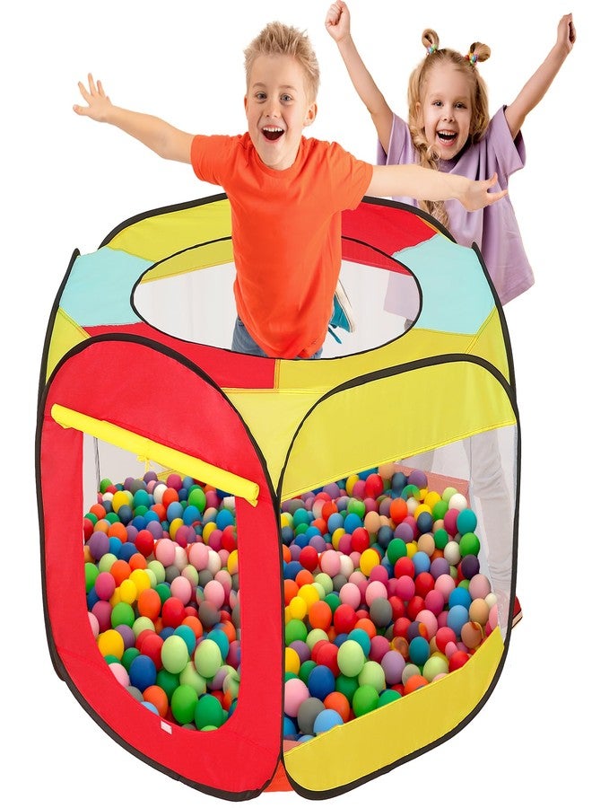 LimitlessFunN Hexagon Pop Up Kids Ball Pit, Foldable Play Ball Pool with Storage Bag | Balls Not Included |, Children Indoor Playpen for Baby, Toddlers, Boys & Girls, 53" D x 53" W x 31" H - Image 1