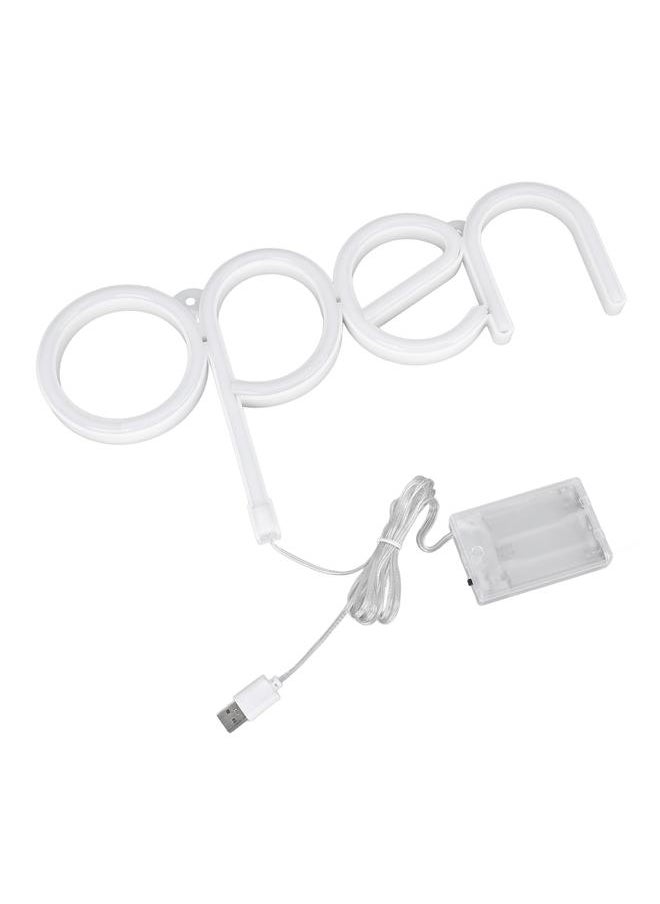 Thoraya - Neon Open Sign Bright RGB LED Sign 13.8x7.3in Battery USB Powered PVC Neon Display Light for Store Party Restaurants - Image 1