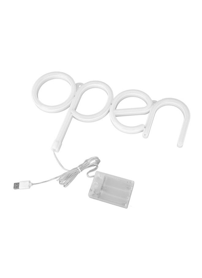 Thoraya - Neon Open Sign Bright RGB LED Sign 13.8x7.3in Battery USB Powered PVC Neon Display Light for Store Party Restaurants - Image 1