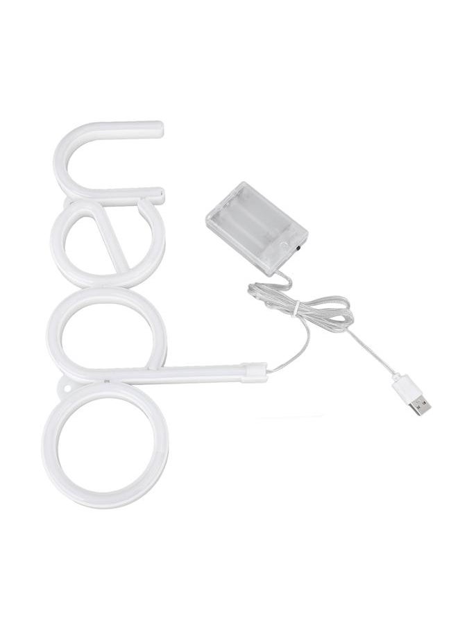 Thoraya - Neon Open Sign Bright RGB LED Sign 13.8x7.3in Battery USB Powered PVC Neon Display Light for Store Party Restaurants - Image 1