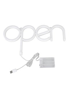 Neon Open Sign Bright RGB LED Sign 13.8x7.3in Battery USB Powered PVC Neon Display Light for Store Party Restaurants