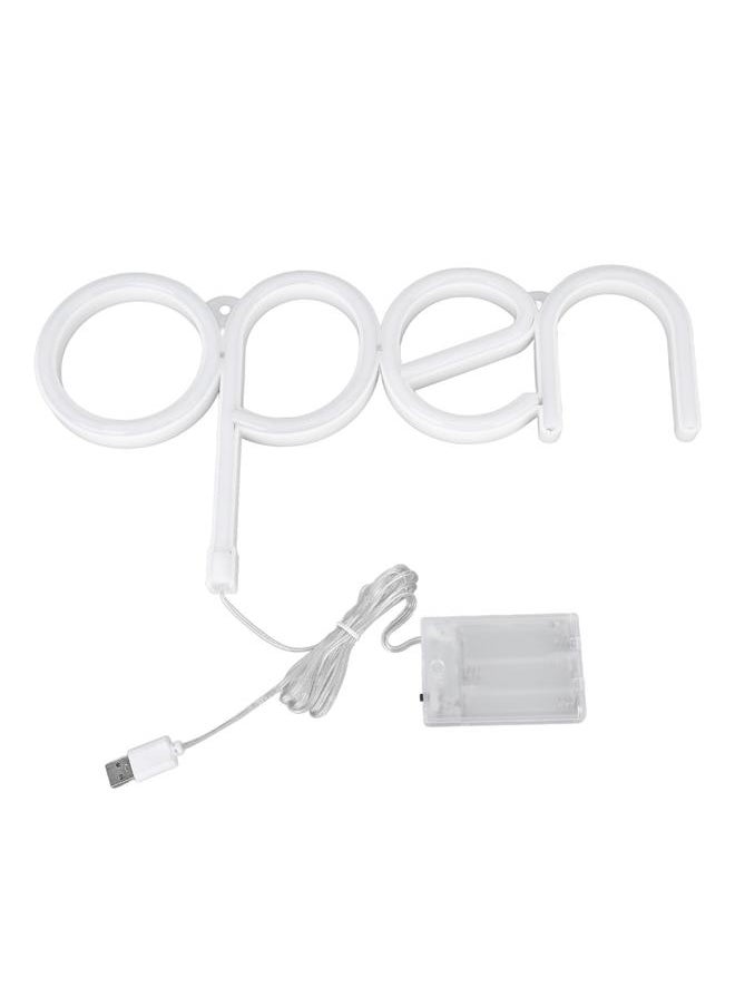 Thoraya - Neon Open Sign Bright RGB LED Sign 13.8x7.3in Battery USB Powered PVC Neon Display Light for Store Party Restaurants - Image 1
